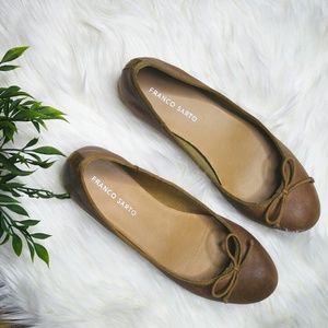 Franco Sarto brown flats